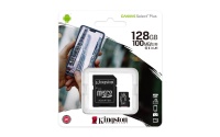 KINGSTON 128GB MICRO SD ADAP Class10 80mb/10mb